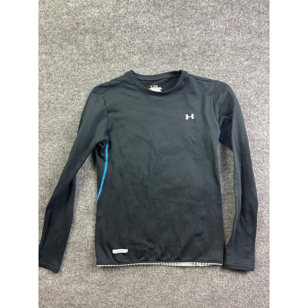 Under Armour Base 2.0 Thermal Top‎ Womens Small Black Long Sleeve Base Layer